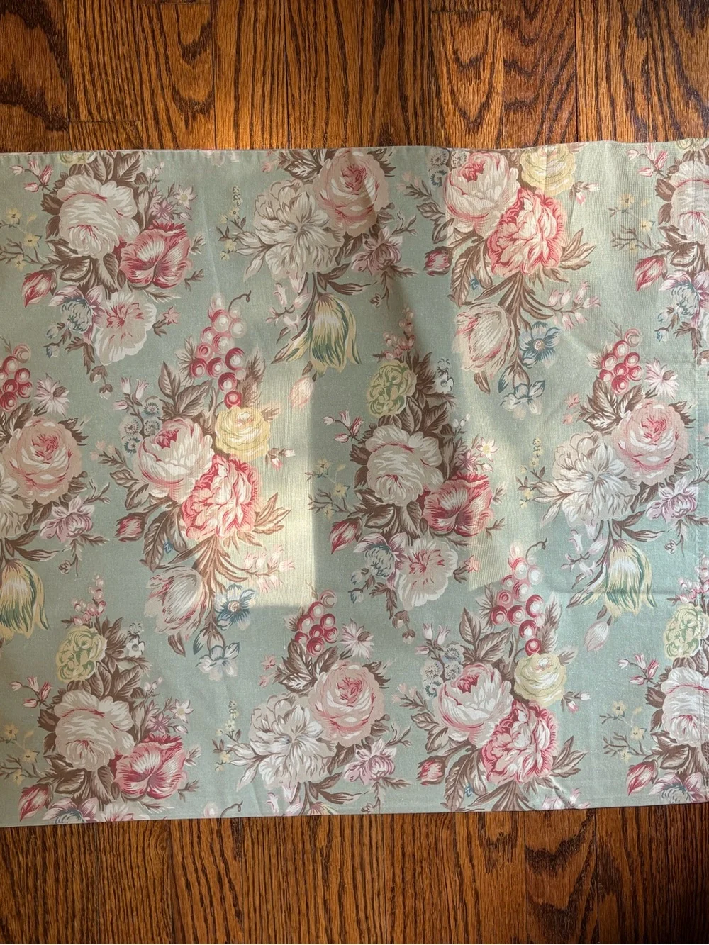 Ralph Lauren Floral Cotton Pillow Shams in Light Sage Green